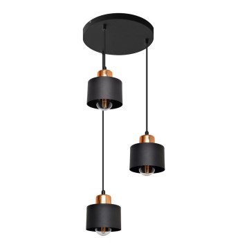 Pakabinamas sietynas EDISON 3xE27/15W/230V