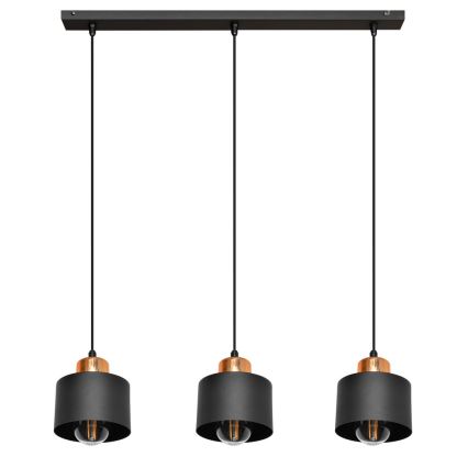 Pakabinamas sietynas  EDISON 3xE27 / 15W / 230V