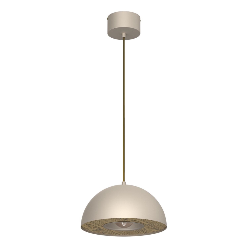 Pakabinamas sietynas ELGUND 1xE27/15W/230V diametras 28,5 cm smėlio spalva