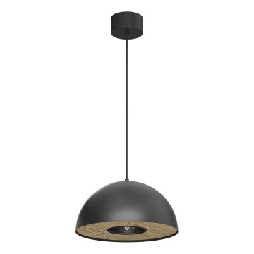 Pakabinamas sietynas ELGUND 1xE27/15W/230V diametras 35 cm juoda