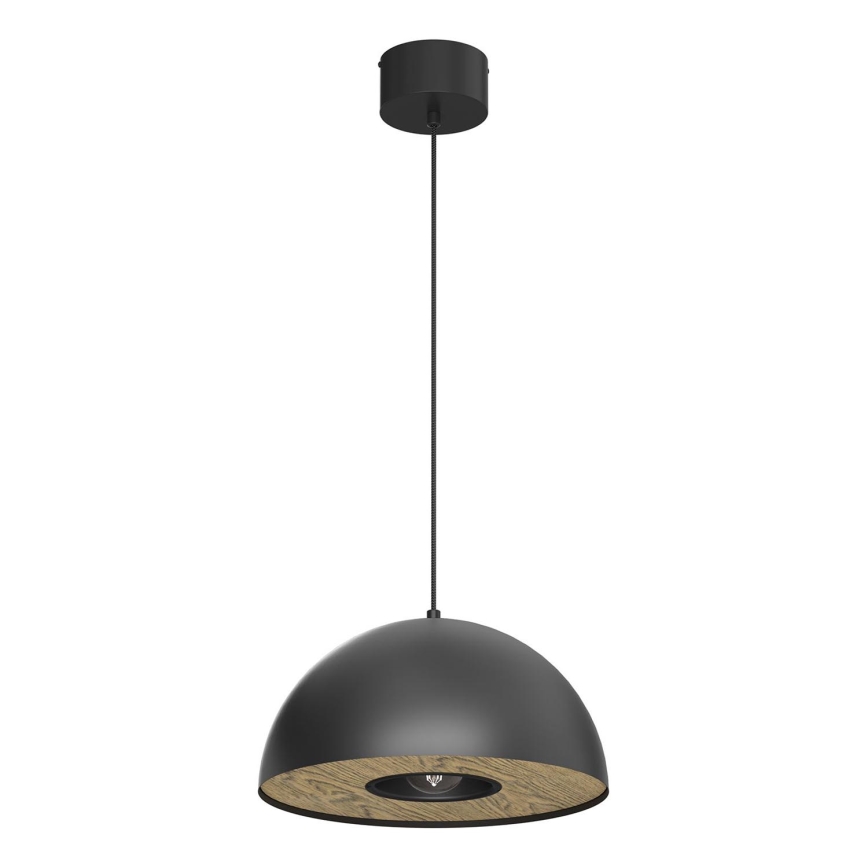 Pakabinamas sietynas ELGUND 1xE27/15W/230V diametras 35 cm juoda