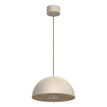 Pakabinamas sietynas ELGUND 1xE27/15W/230V diametras 35 cm smėlio spalva