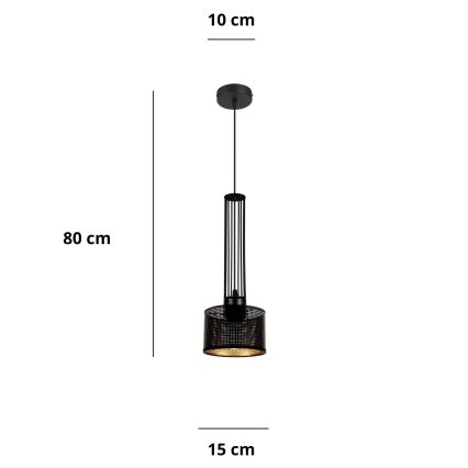 Pakabinamas sietynas ELIS 1xE27/60W/230V d. 15 cm