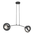 Pakabinamas sietynas EUFORIA 2xE27/15W/230V juoda