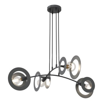 Pakabinamas sietynas EUFORIA 4xE27/15W/230V juoda