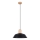 Pakabinamas sietynas FANO 1xE27/15W/230V diametras 34 cm juoda