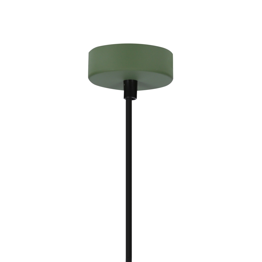 Pakabinamas sietynas FARO 1xE27/40W/230V žalia/bukas