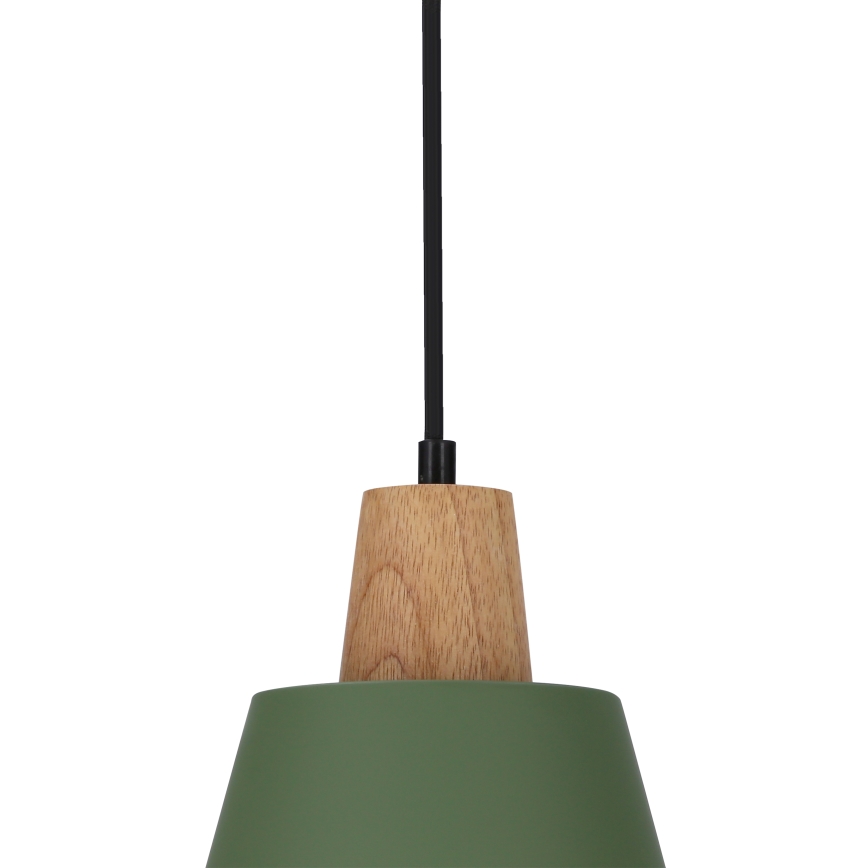 Pakabinamas sietynas FARO 1xE27/40W/230V žalia/bukas