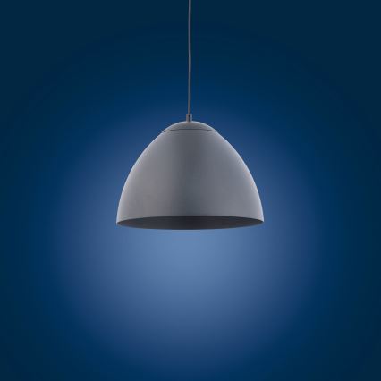 Pakabinamas sietynas FARO 1xE27/60W/230V pilkas