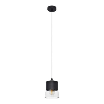 Pakabinamas sietynas FERGIE 1xE27/15W/230V juodas