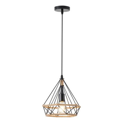 Pakabinamas sietynas FLARE 1xE27/15W/230V diametras 25 cm smėlio spalva