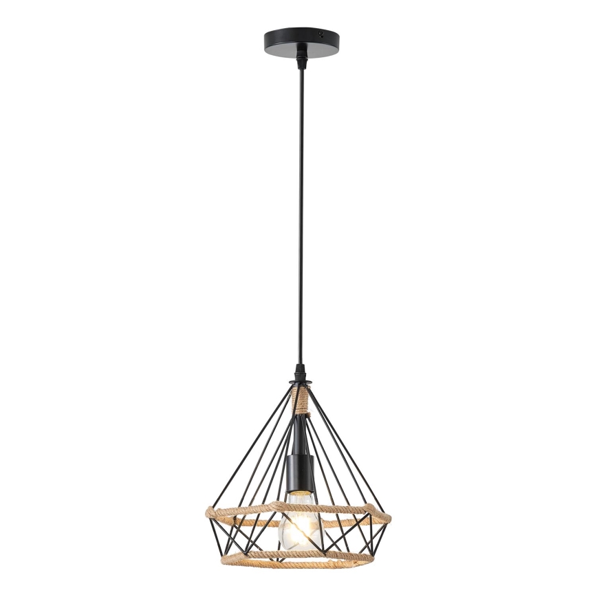 Pakabinamas sietynas FLARE 1xE27/15W/230V diametras 25 cm smėlio spalva
