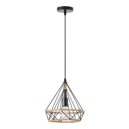Pakabinamas sietynas FLARE 1xE27/15W/230V diametras 25 cm smėlio spalva