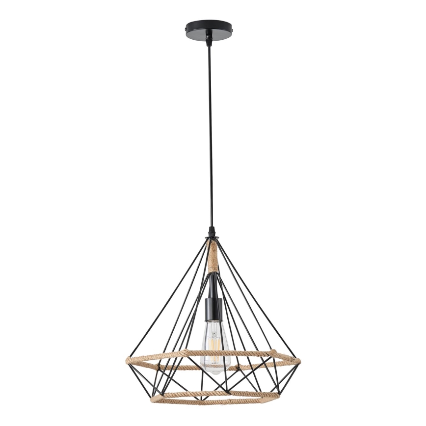 Pakabinamas sietynas FLARE 1xE27/15W/230V diametras 38 cm smėlio spalva