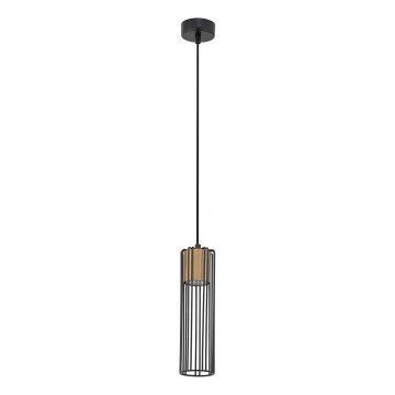 Pakabinamas sietynas FOBIA 1xGU10/25W/230V juoda/auksas