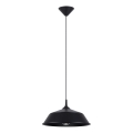 Pakabinamas sietynas FRIKA 1xE27/15W/230V diametras 34 cm juoda