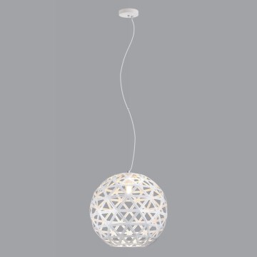 Pakabinamas sietynas FROZEN 1xE27/60W/230V diametras 50 cm balta