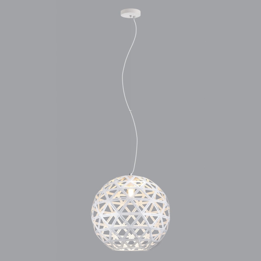 Pakabinamas sietynas FROZEN 1xE27/60W/230V diametras 50 cm balta