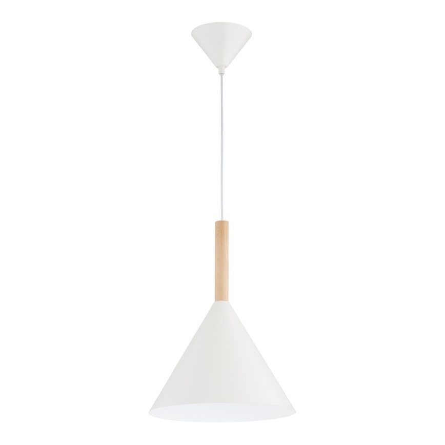 Pakabinamas sietynas FUKS 1xE27/15W/230V kreminė/smėlio spalva