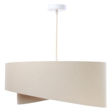 Pakabinamas sietynas GALAXY 1xE27/60W/230V smėlio spalvos