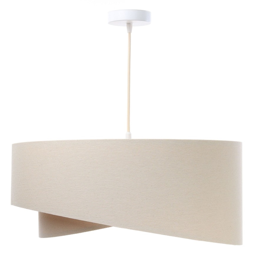 Pakabinamas sietynas GALAXY 1xE27/60W/230V smėlio spalvos