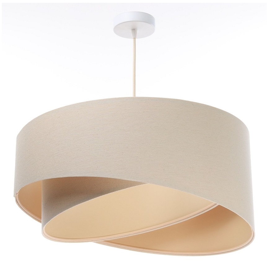 Pakabinamas sietynas GALAXY 1xE27/60W/230V smėlio spalvos