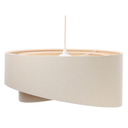 Pakabinamas sietynas GALAXY 1xE27/60W/230V smėlio spalvos