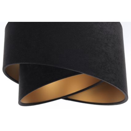 Pakabinamas sietynas GALAXY 3xE27/60W/230V juodas/aukso