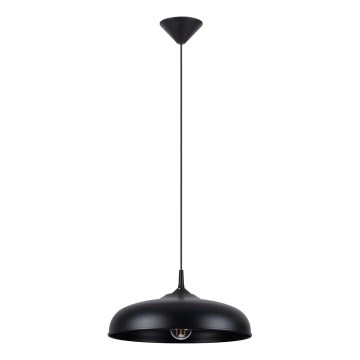 Pakabinamas sietynas GINA 1xE27/15W/230V diametras 38 cm juoda