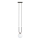 Pakabinamas sietynas GLAM 1xE14/10W/230V juoda