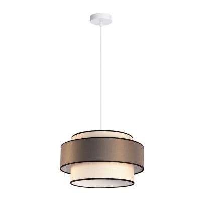 Pakabinamas sietynas GRACE 1xE27/60W/230V diametras 40 cm kreminė/ruda