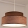Pakabinamas sietynas GRACE 1xE27/60W/230V diametras 40 cm ruda/smėlio spalva