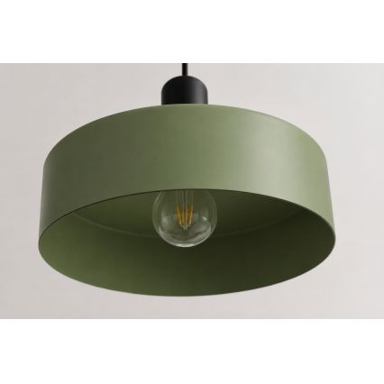 Pakabinamas sietynas HAKI 1xE27/60W/230V žalia/juoda