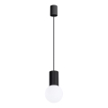 Pakabinamas sietynas HALO 1xG9/8W/230V diametras 12 cm juoda