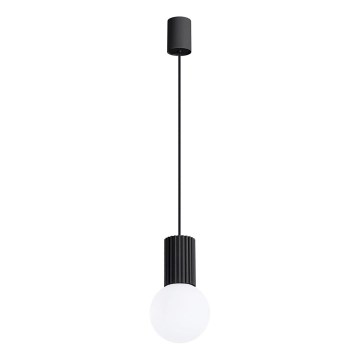 Pakabinamas sietynas HALO 1xG9/8W/230V diametras 12 cm juoda