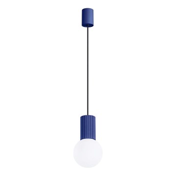 Pakabinamas sietynas HALO 1xG9/8W/230V diametras 12 cm mėlyna
