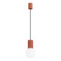 Pakabinamas sietynas HALO 1xG9/8W/230V diametras 12 cm oranžinė