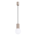 Pakabinamas sietynas HALO 1xG9/8W/230V diametras 12 cm smėlio spalva