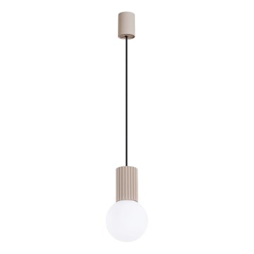 Pakabinamas sietynas HALO 1xG9/8W/230V diametras 12 cm smėlio spalva