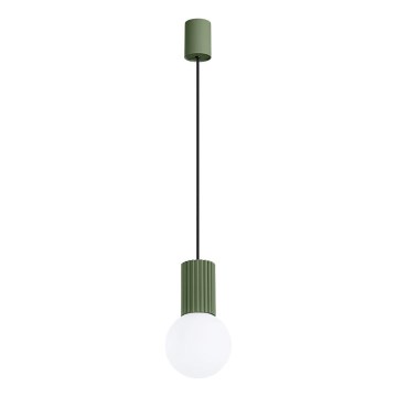 Pakabinamas sietynas HALO 1xG9/8W/230V diametras 12 cm žalia