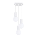 Pakabinamas sietynas HALO 3xG9/8W/230V diametras 25 cm balta