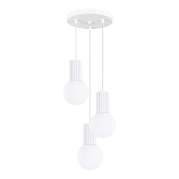 Pakabinamas sietynas HALO 3xG9/8W/230V diametras 25 cm balta
