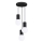 Pakabinamas sietynas HALO 3xG9/8W/230V diametras 25 cm juoda