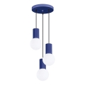 Pakabinamas sietynas HALO 3xG9/8W/230V diametras 25 cm mėlyna