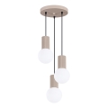 Pakabinamas sietynas HALO 3xG9/8W/230V diametras 25 cm smėlio spalva