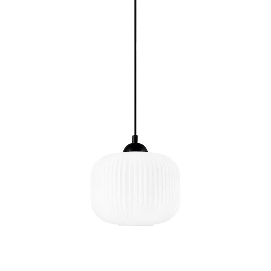 Pakabinamas sietynas HARMA 1xE27/15W/230V diametras 20 cm balta/juoda