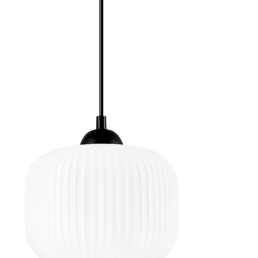 Pakabinamas sietynas HARMA 1xE27/15W/230V diametras 20 cm balta/juoda