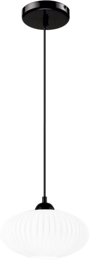 Pakabinamas sietynas HARMA 1xE27/15W/230V diametras 25 cm balta/juoda