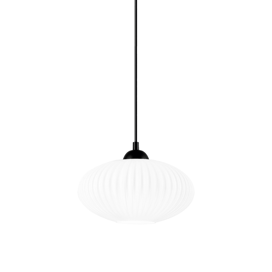 Pakabinamas sietynas HARMA 1xE27/15W/230V diametras 25 cm balta/juoda