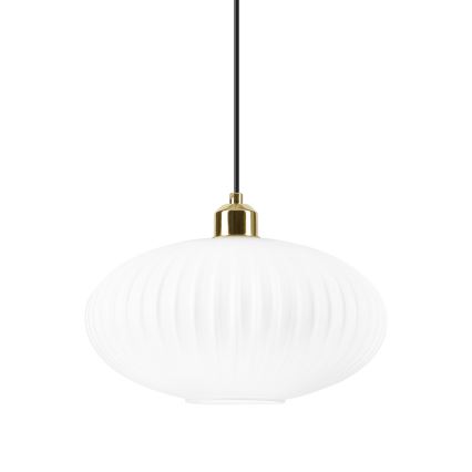 Pakabinamas sietynas HARMA 1xE27/15W/230V diametras 30 cm balta/auksas